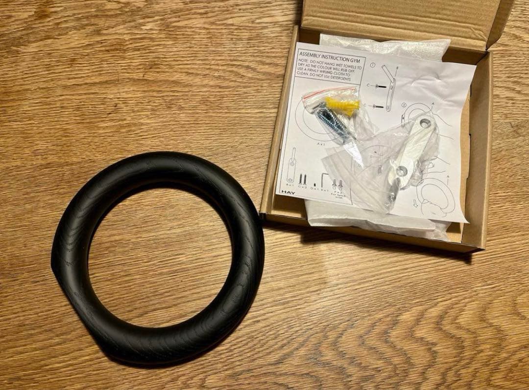 【新品未使用】⑤HAY gymhook ジムフック　ブラック L ヘイ