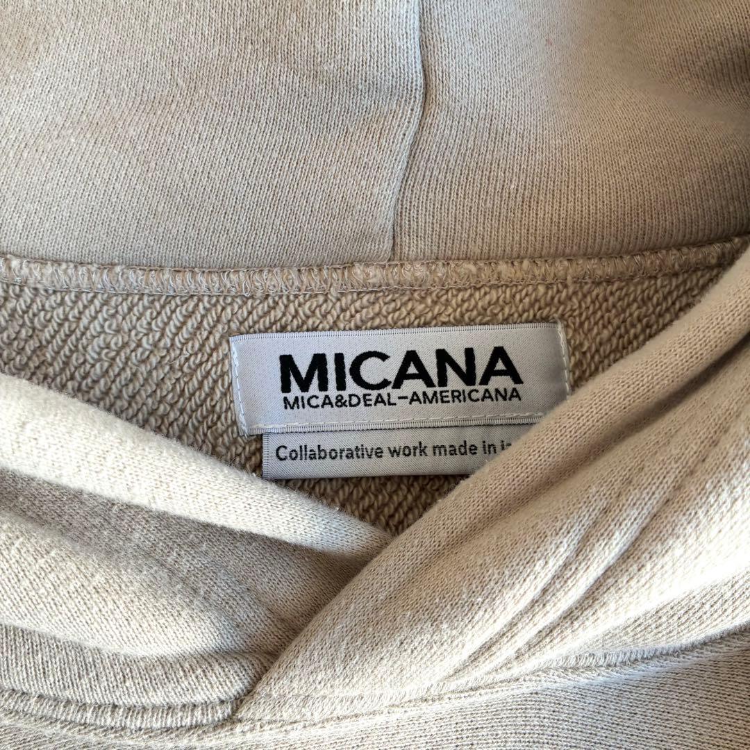 Americana 別注MICA&DEAL プルオーバーパーカー カレッジロゴ