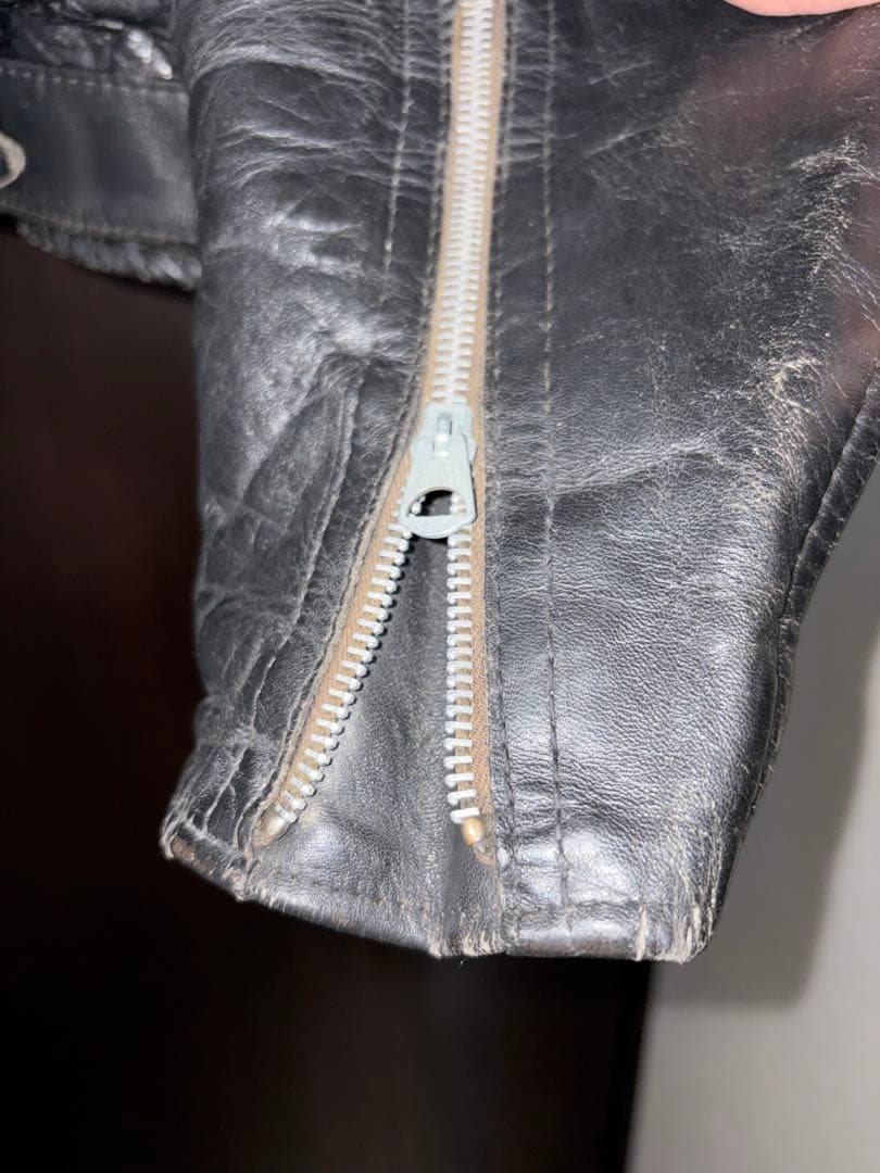 50s〜vintage NELCO BUILT レザーダブルライダースジャケット