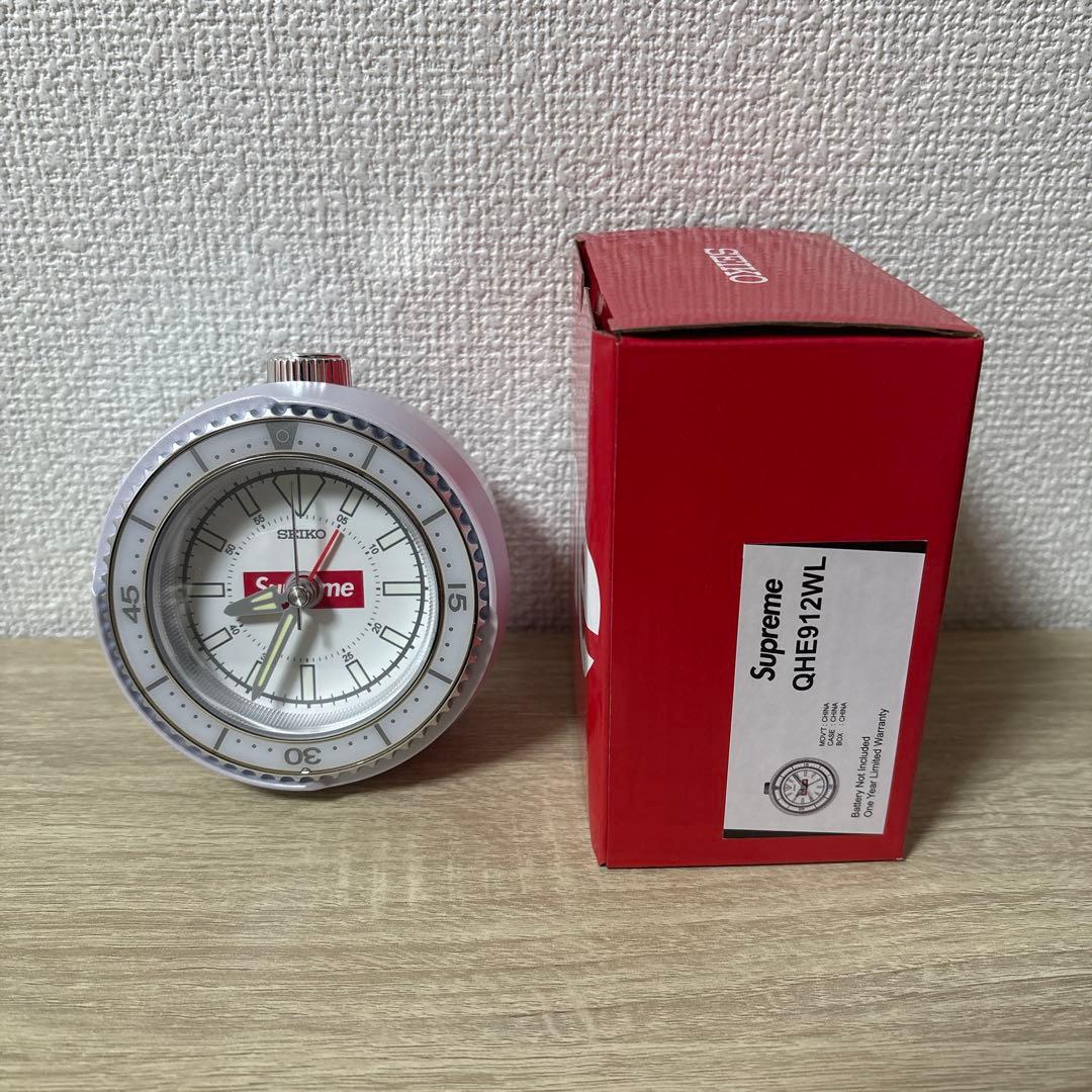 SEIKO Supreme アラーム時計 ホワイト