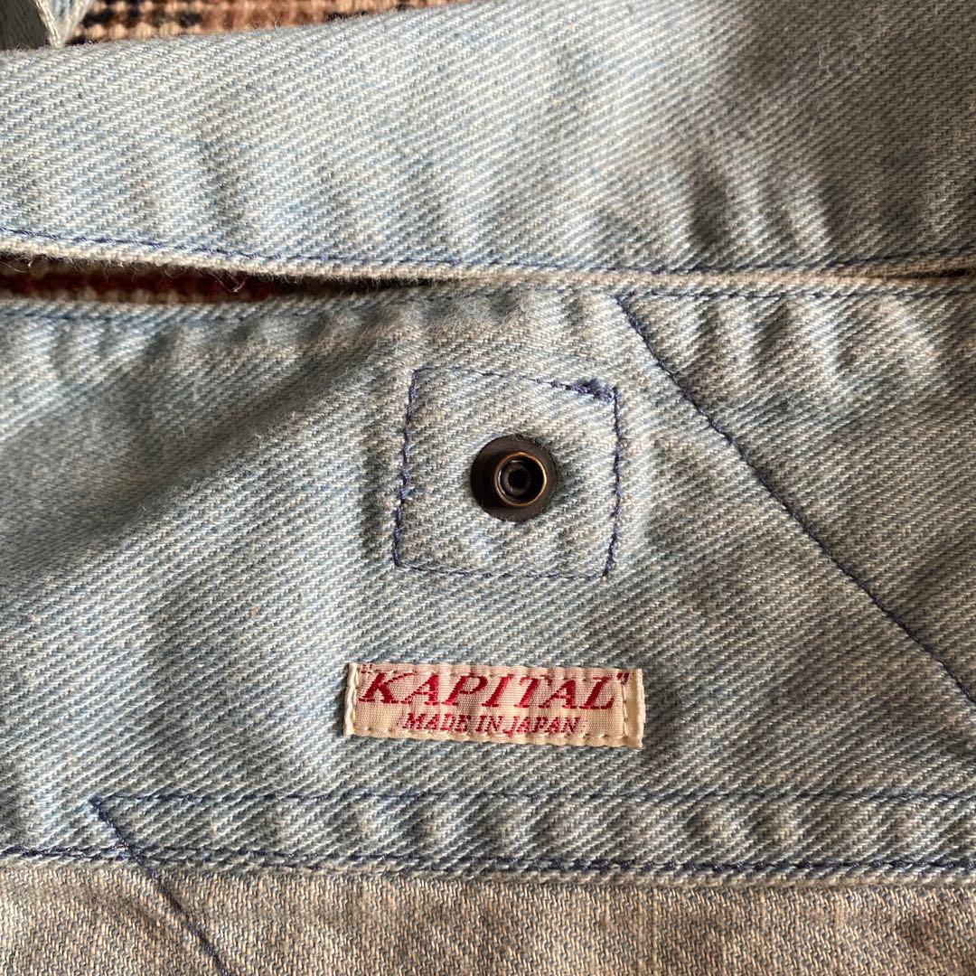 キャピタル　KAPITAL パッチワーク　ビッグトートバッグ