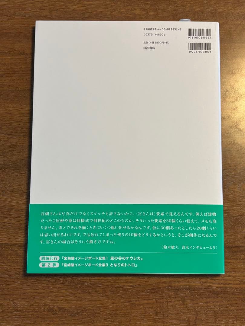 宮崎駿 イメージボード全集 1.2.3セット