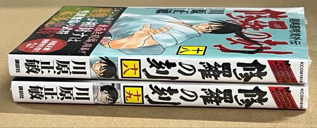 初版 帯、シュリンク付き 陸奥圓明流外伝 修羅の刻 18巻 19巻 2冊セット