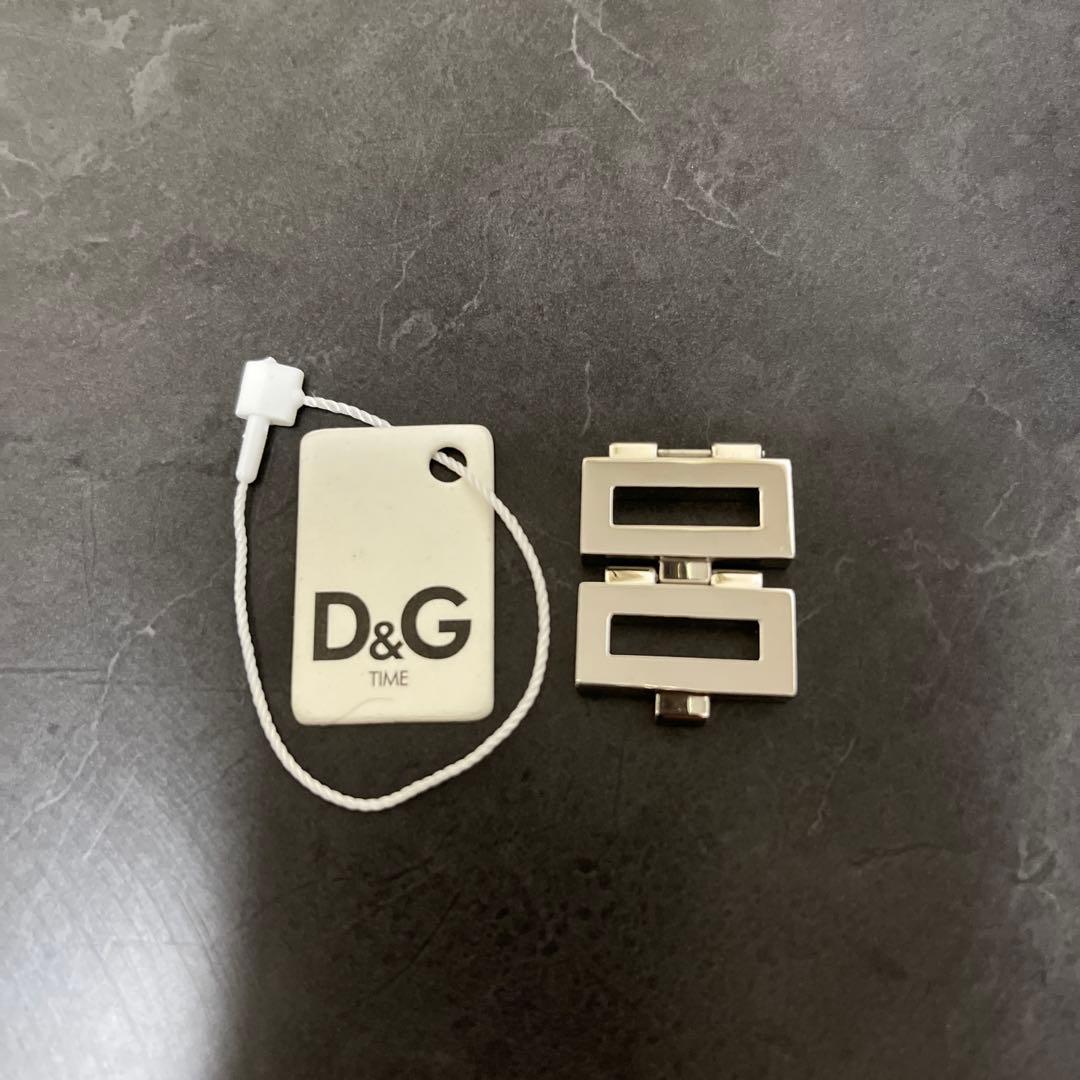 D&G スクエア型 時計 シルバー