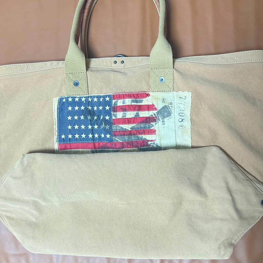 Polo Jeans Company アメリカ国旗トートバッグ　ヴィンテージ