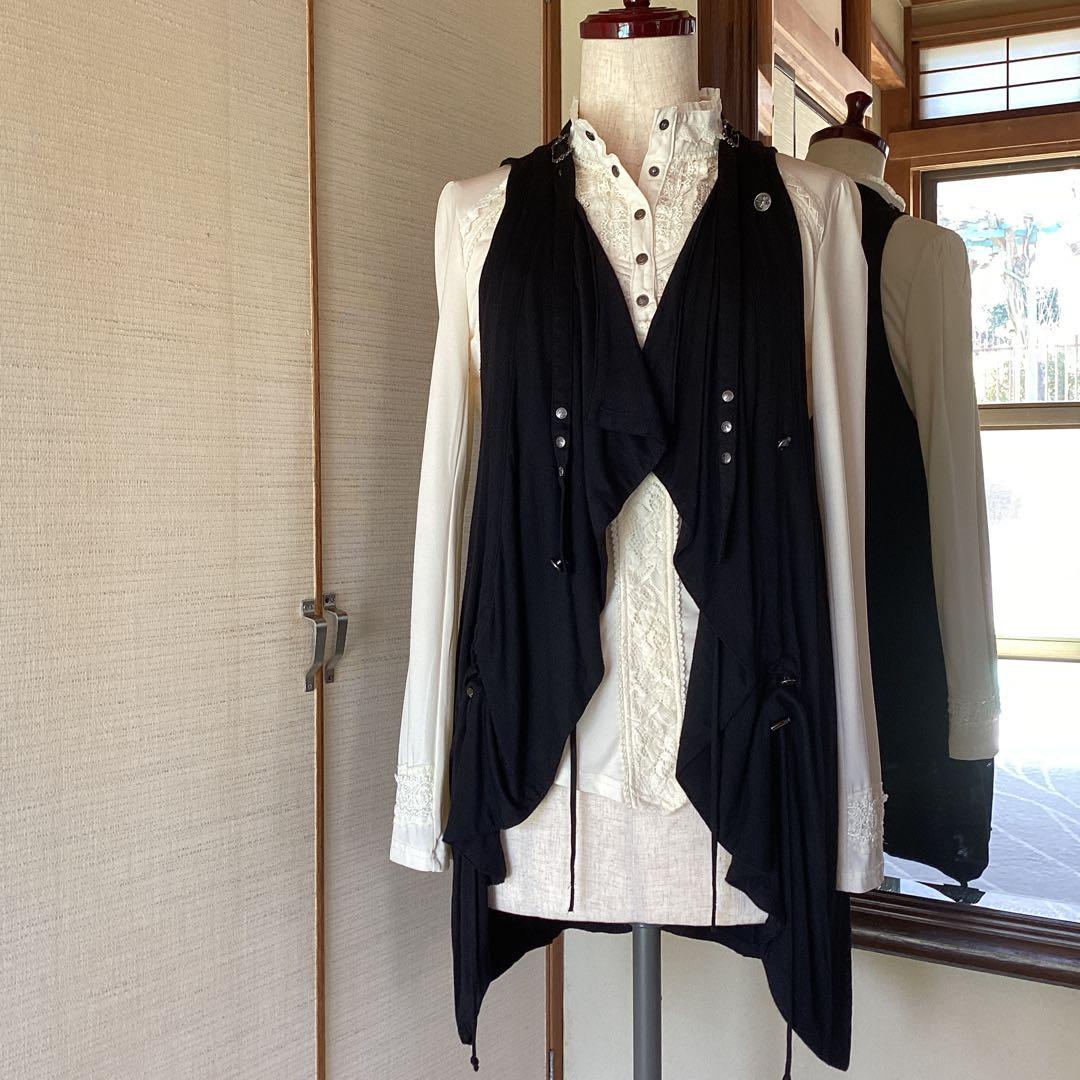 Ozz Croceブラック ジレ　商品番号【27】