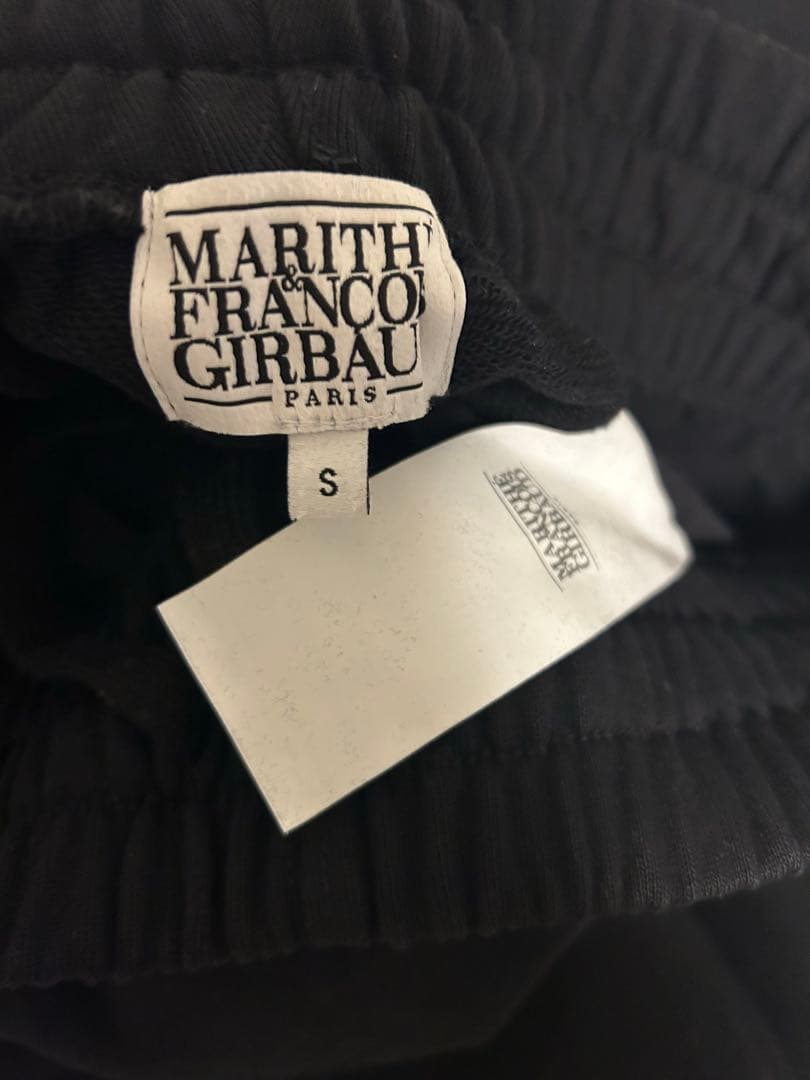 MARITHE FRANCOIS GIRBAUD ブラックパーカー セットアップ