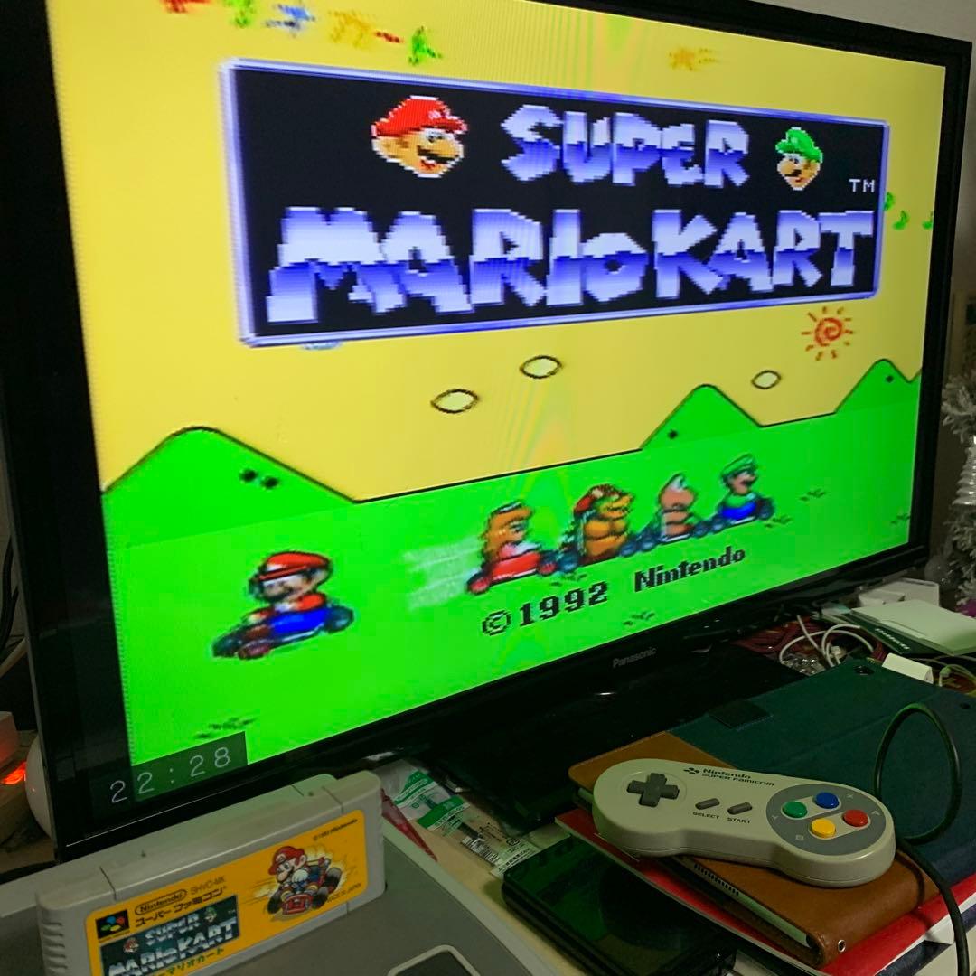 【起動確認済み】スーパーマリオカート　スーパーファミコン