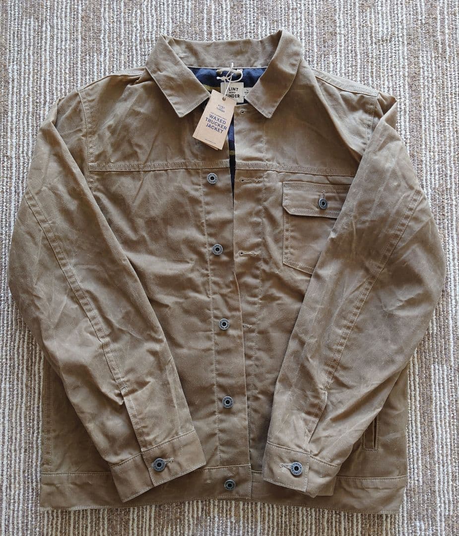 新品　Flint and Tinder ワックスジャケット バブアー オイルド