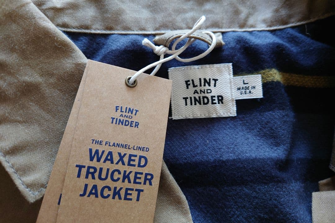 新品　Flint and Tinder ワックスジャケット バブアー オイルド