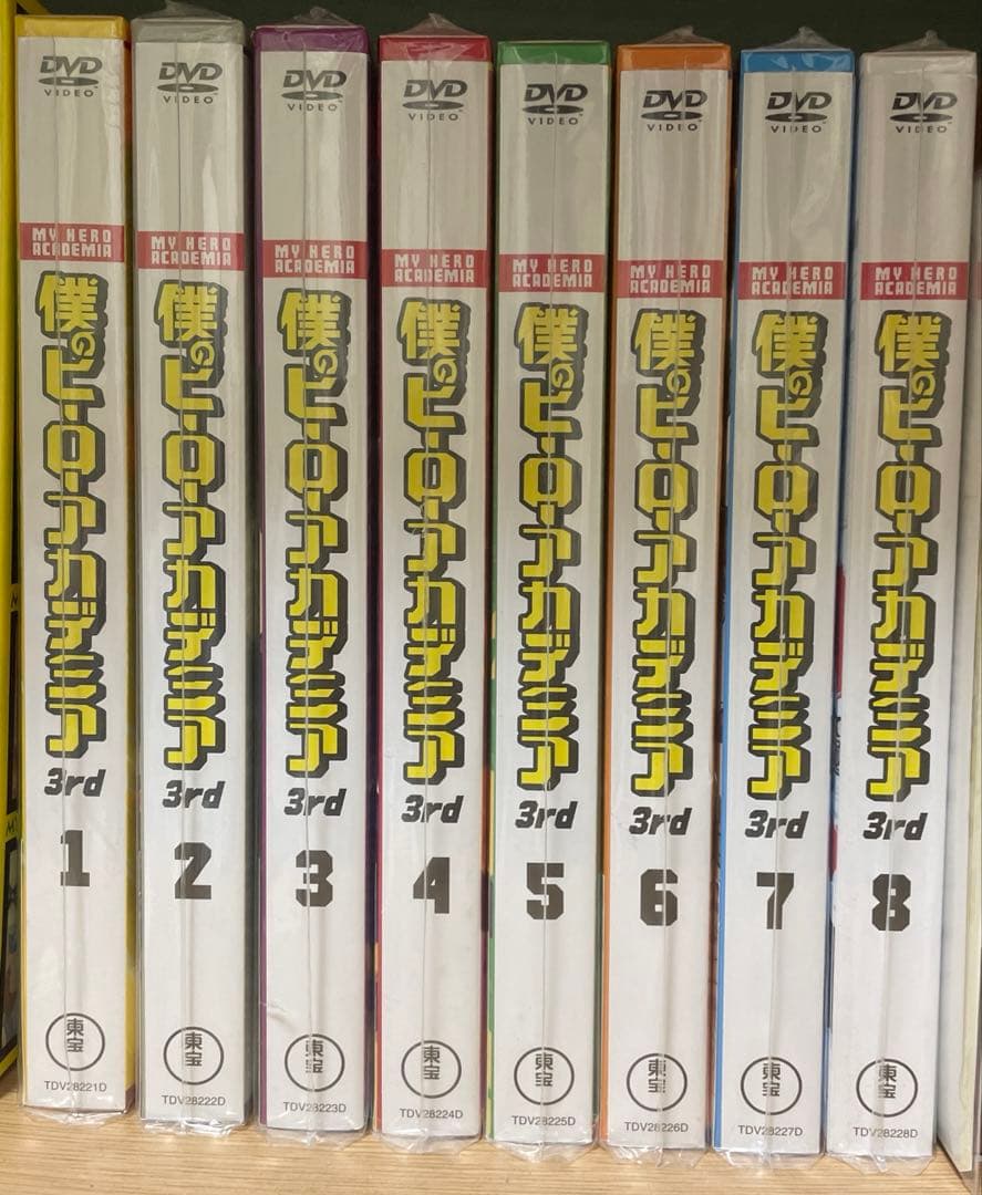 僕のヒーローアカデミア　3th DVD 初回生産限定版