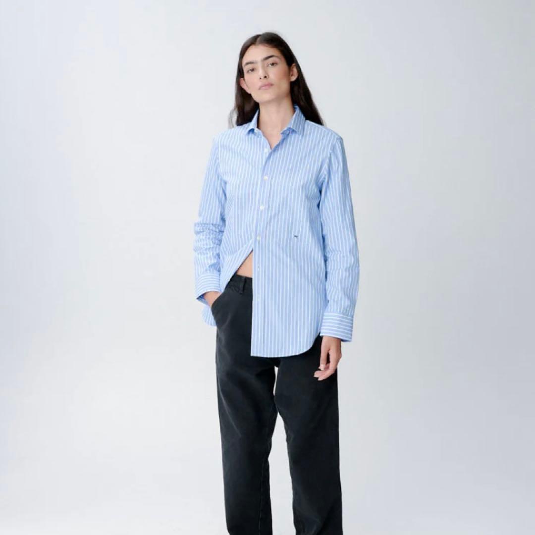 homme girls CLASSIC STRIPE SHIRT シャツ