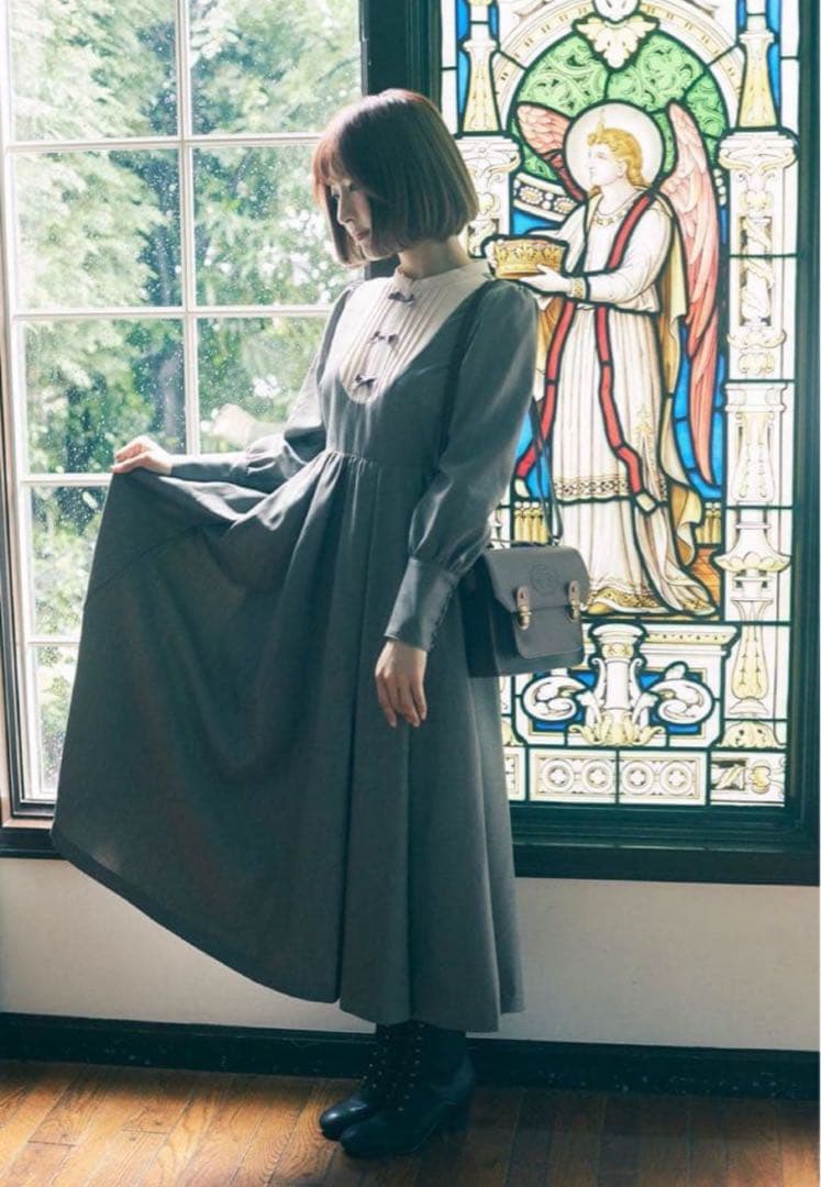 Maison de FLEUR 神田沙也加 カノン レトロワンピース M