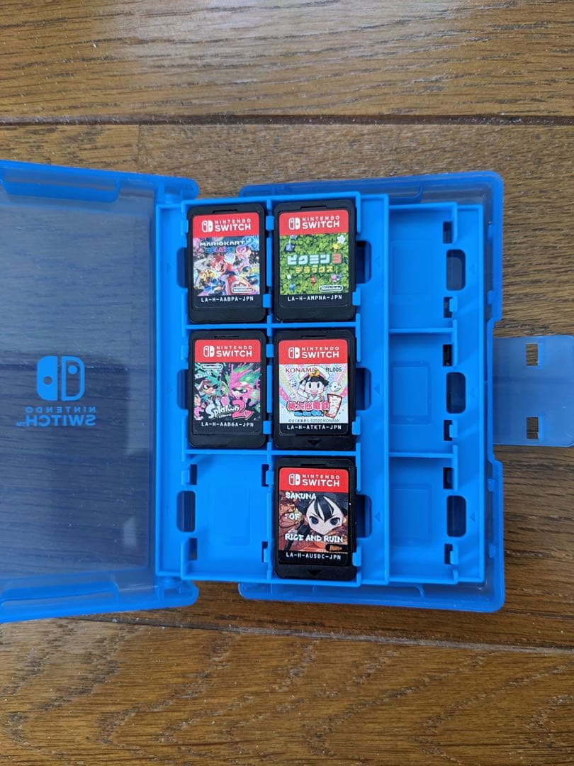 タイトル Nintendo Switch 本体 旧型 美品 ソフト5本 プロコン