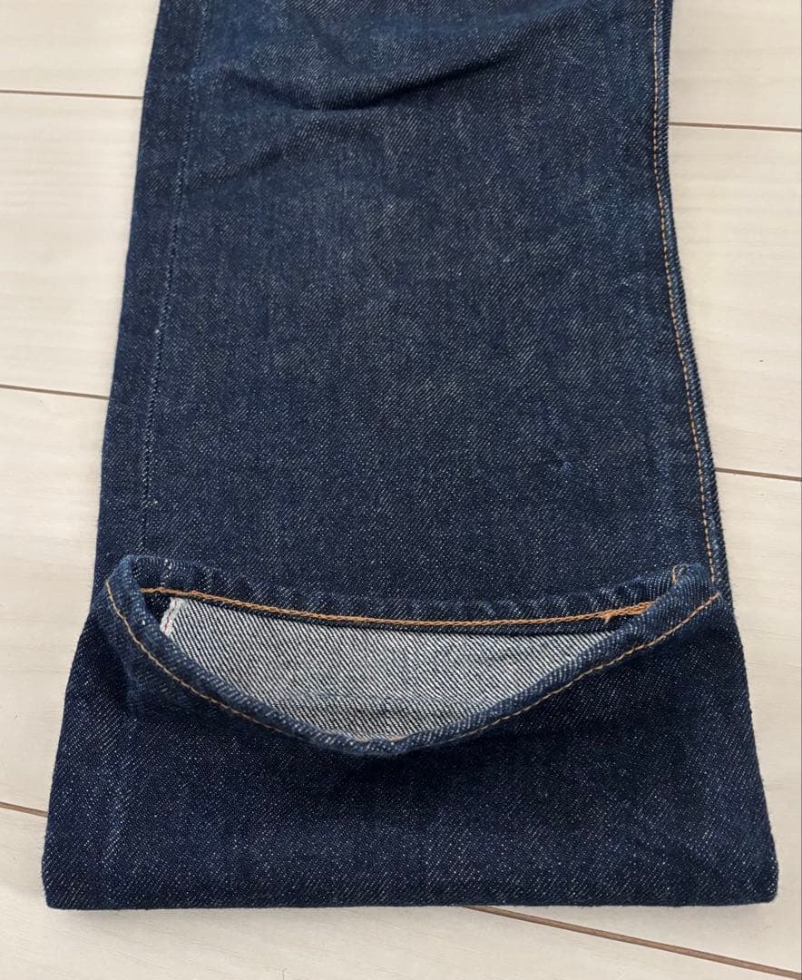 USA製　Levi's 501　セルビッチデニム【W30 L34】革パッチ　濃紺
