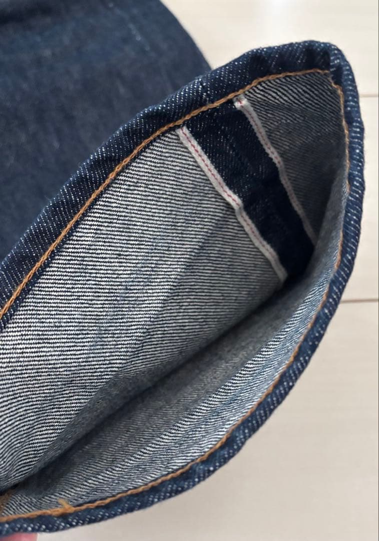 USA製　Levi's 501　セルビッチデニム【W30 L34】革パッチ　濃紺