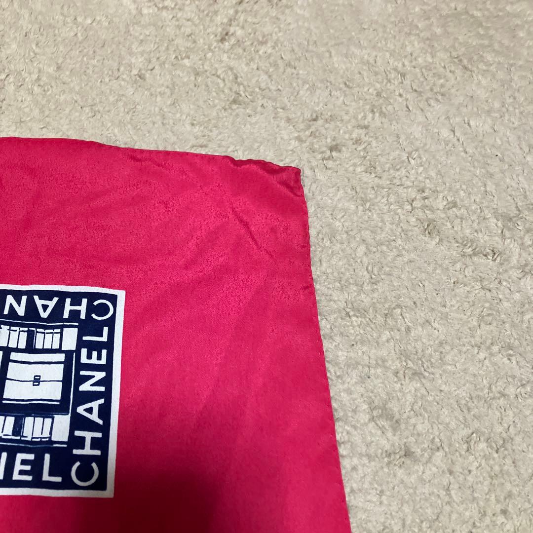 vintage CHANEL シャネル COCOロゴ総柄 スカーフ ノベルティ