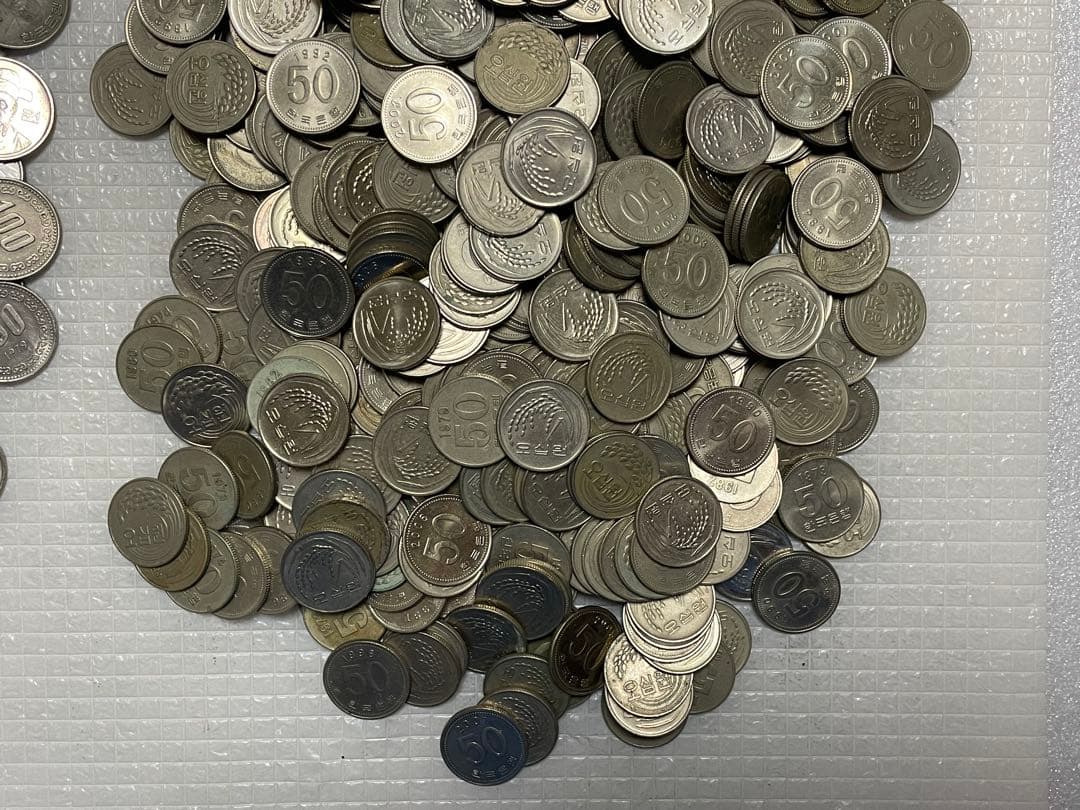 古銭　韓国硬貨　韓国　韓国ウォン　100ウォン　50ウォン　10ウォン
