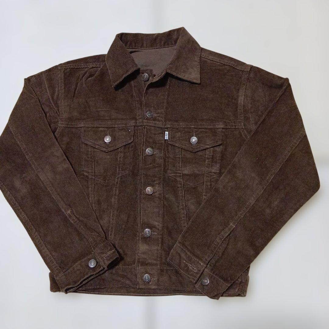 ★在庫ラスト1！USA製★茶★リーバイス★Levis★コーデュロイジャケット