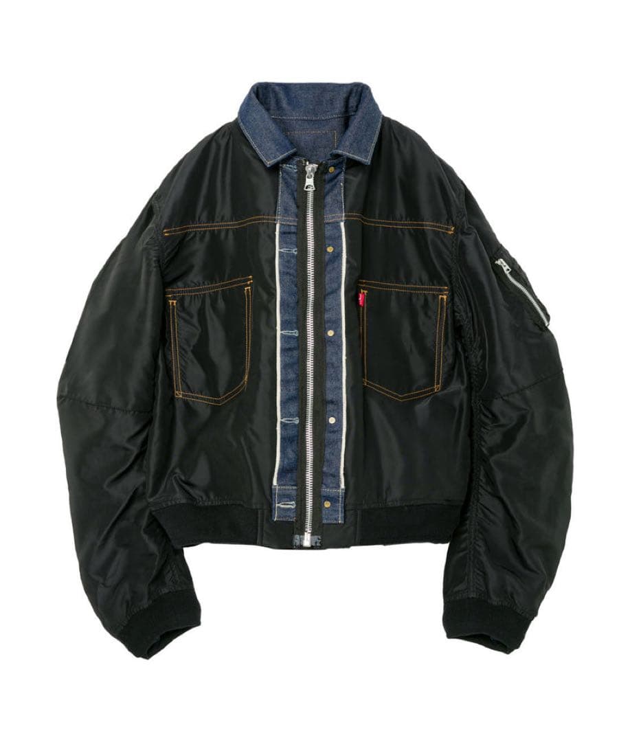 SACAI × LEVI'S Denim x Nylon Twill Rever