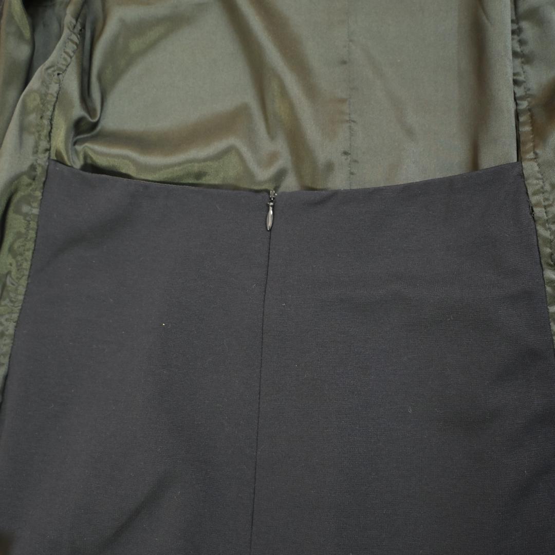597!Max Mara ジレ ノースリーブ ベストワンピース ベルト付き
