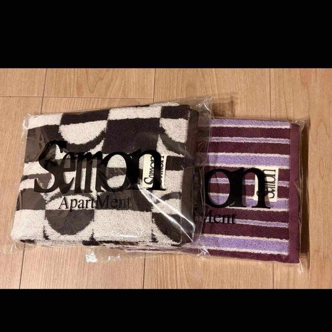 Semon apartmentフェイスタオル2枚セット