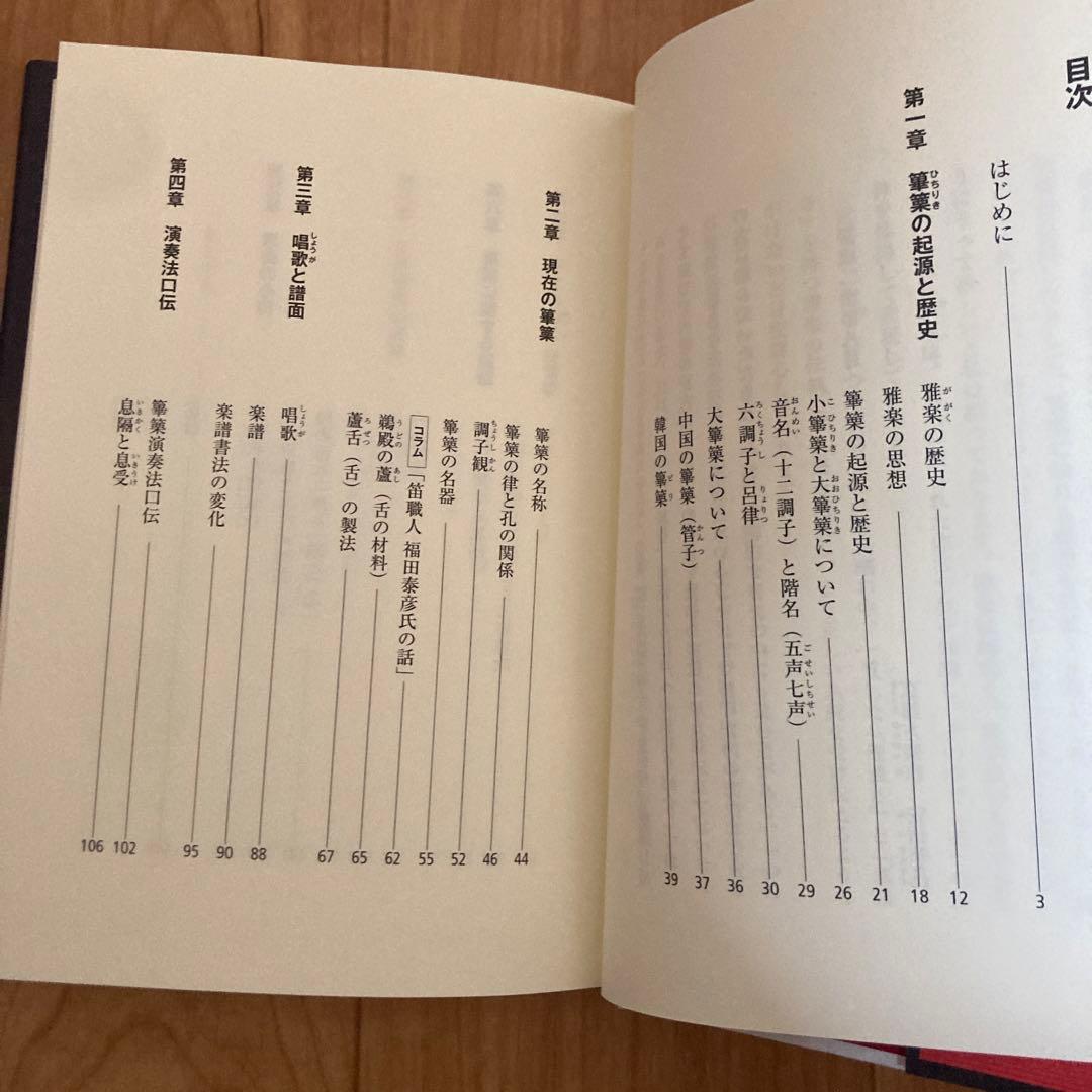 雅楽篳篥千年の秘伝　ひちりき　安倍季昌　越天楽　唱歌　譜面　安倍家