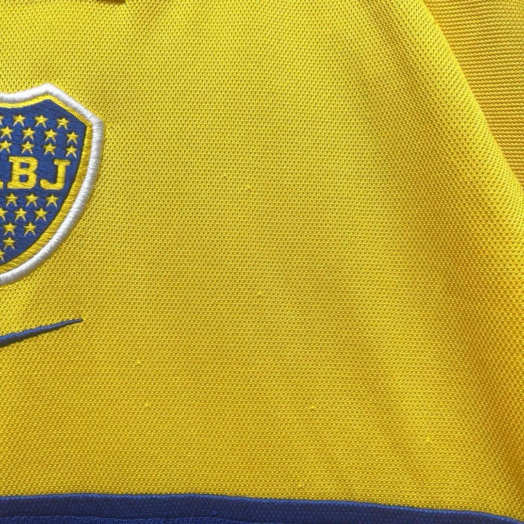 NIKE ボカジュニアーズ 02-03 ユニフォーム アウェイ 半袖 刺繍ロゴM