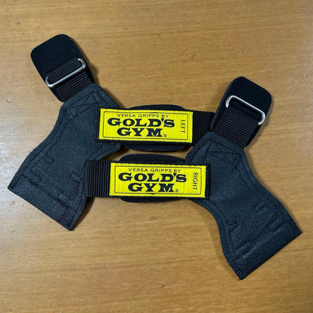 ゴールドジム(GOLD'S GYM) パワーグリップ M(手首の太さ約18cm)