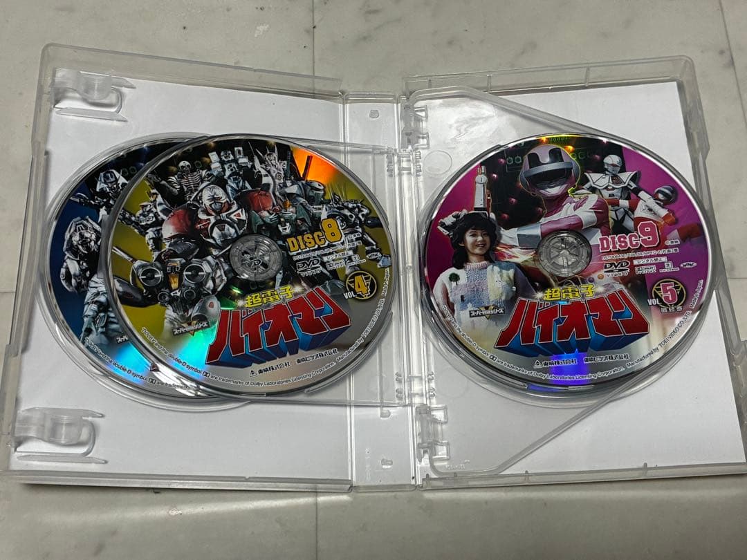 【予約済】超電子バイオマン DVD COLLECTION VOL.1 & 2