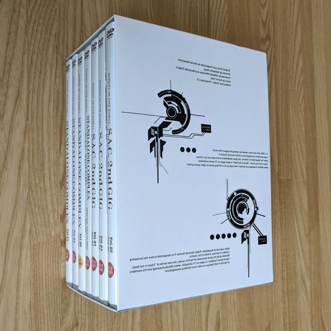 中古 韓国正規盤 攻殻機動隊 アニメ DVDBOX S.A.C. 2nd GIG