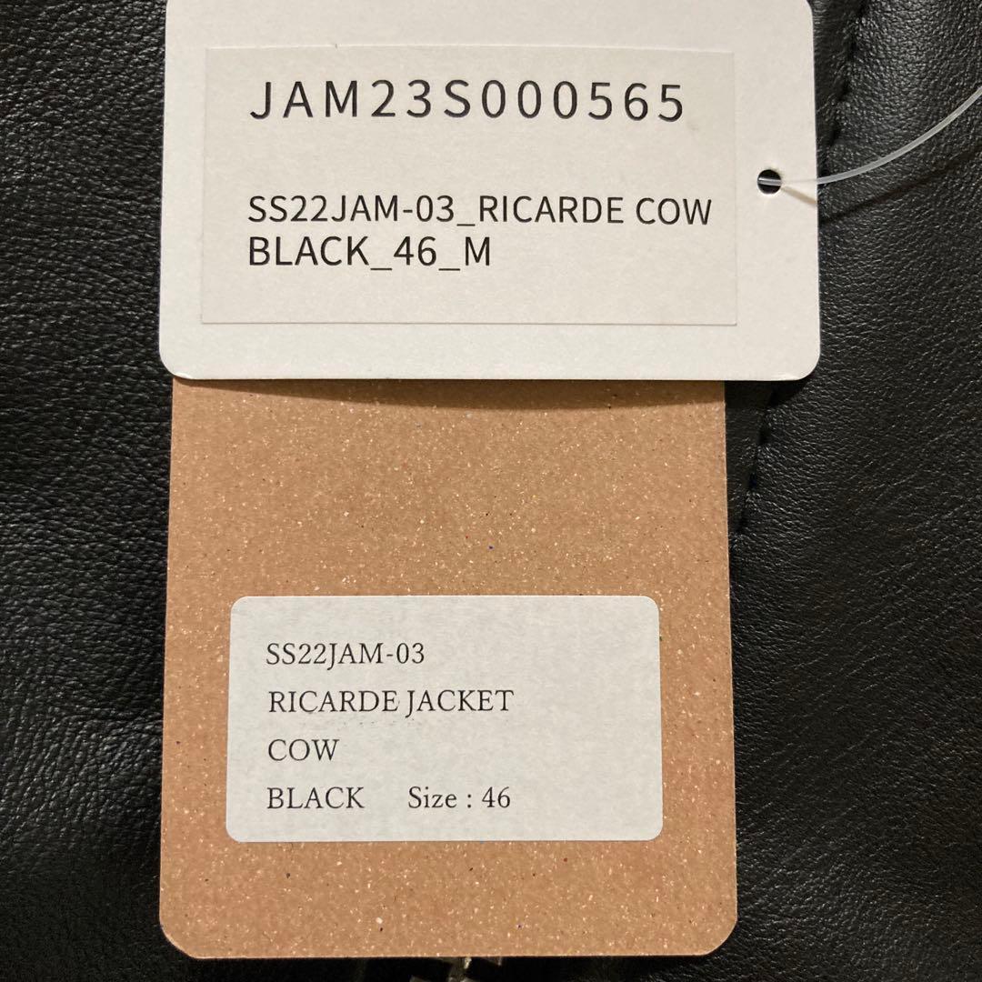 新品　希少ビッグサイズ46 JAMES GROSE リカルド　ダブルライダース