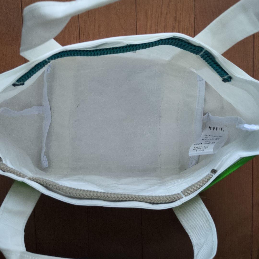patagonia Mafia Mini Tote ホワイト/グリーン