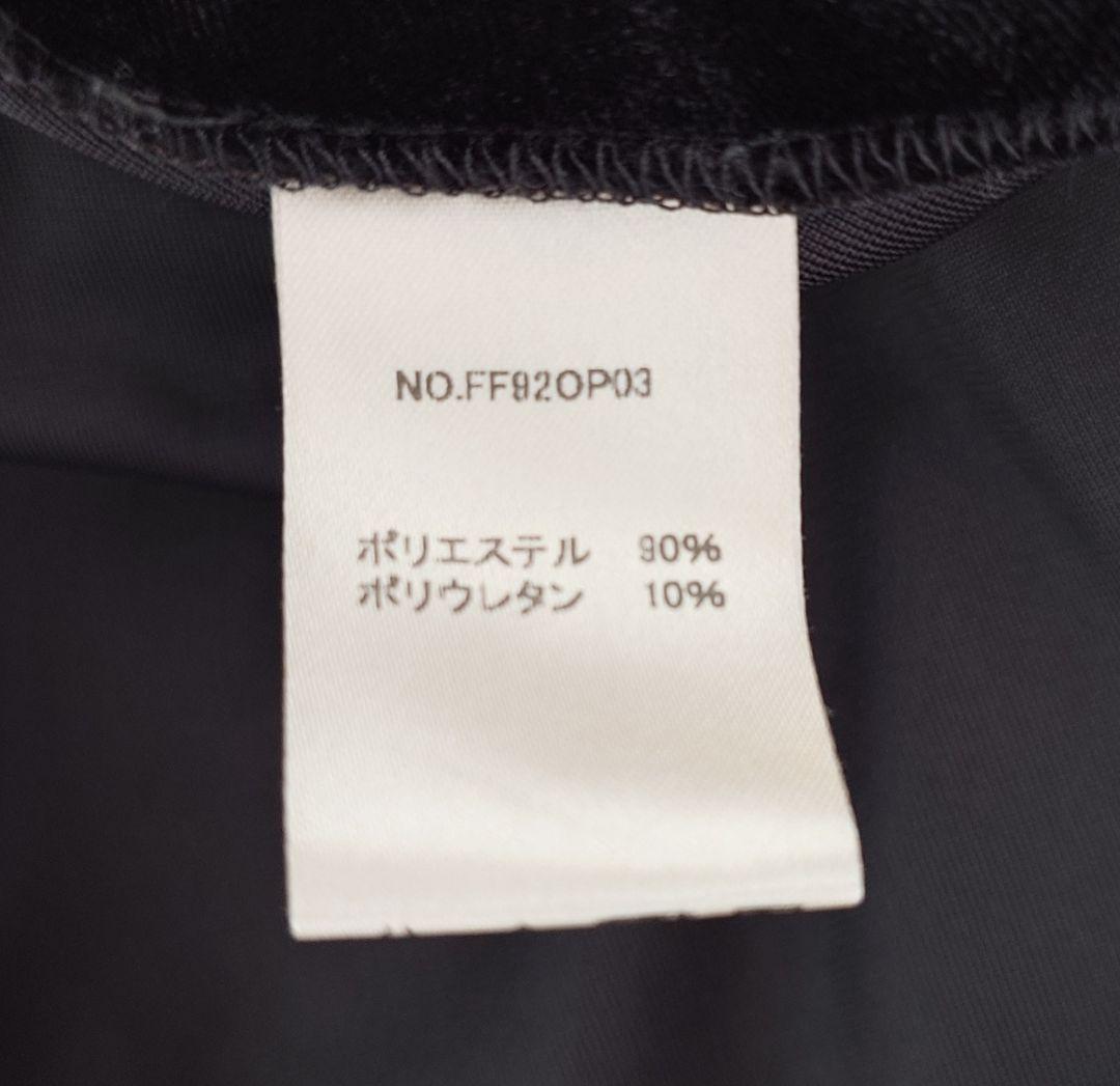 foufou フーフー DRESS #16 ノースリーブベロアワンピース