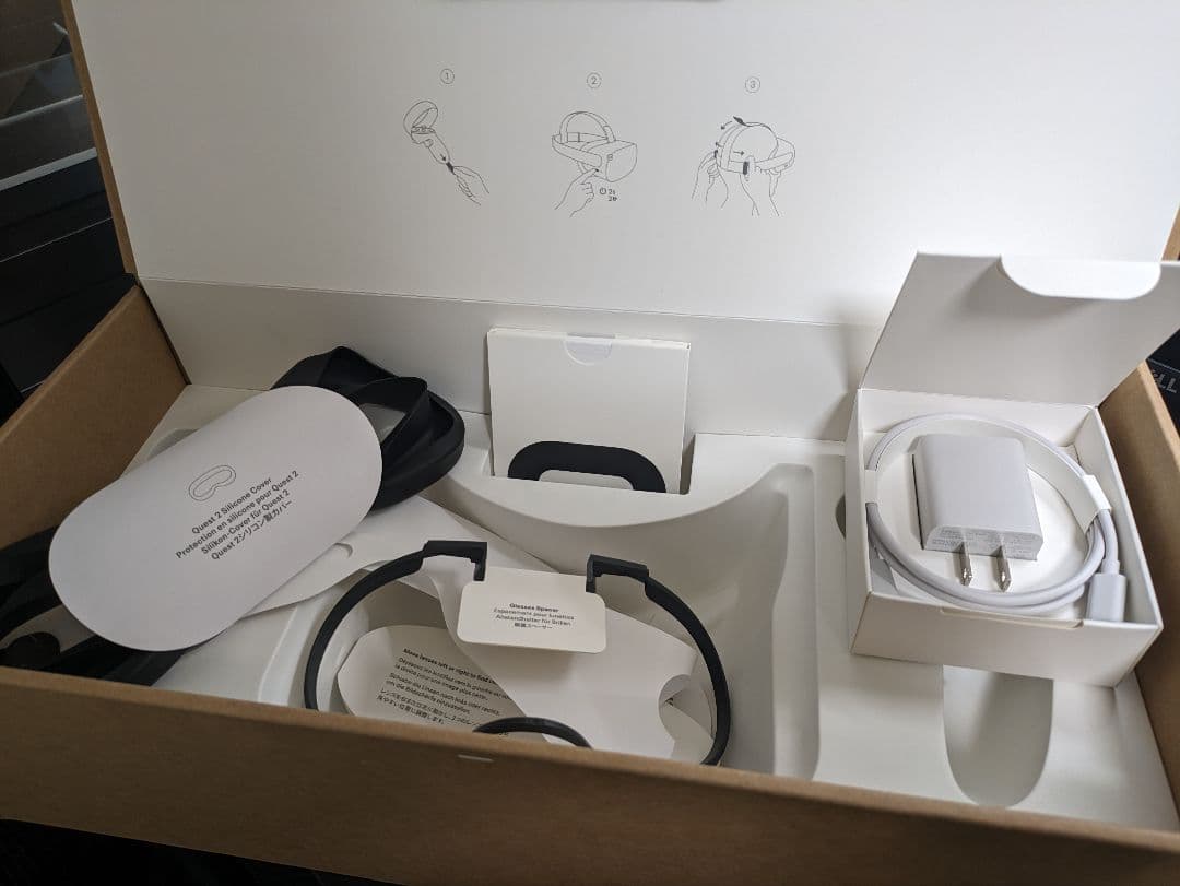 oqulus quest2 128GB ANKER 充電ドッグ +おまけ
