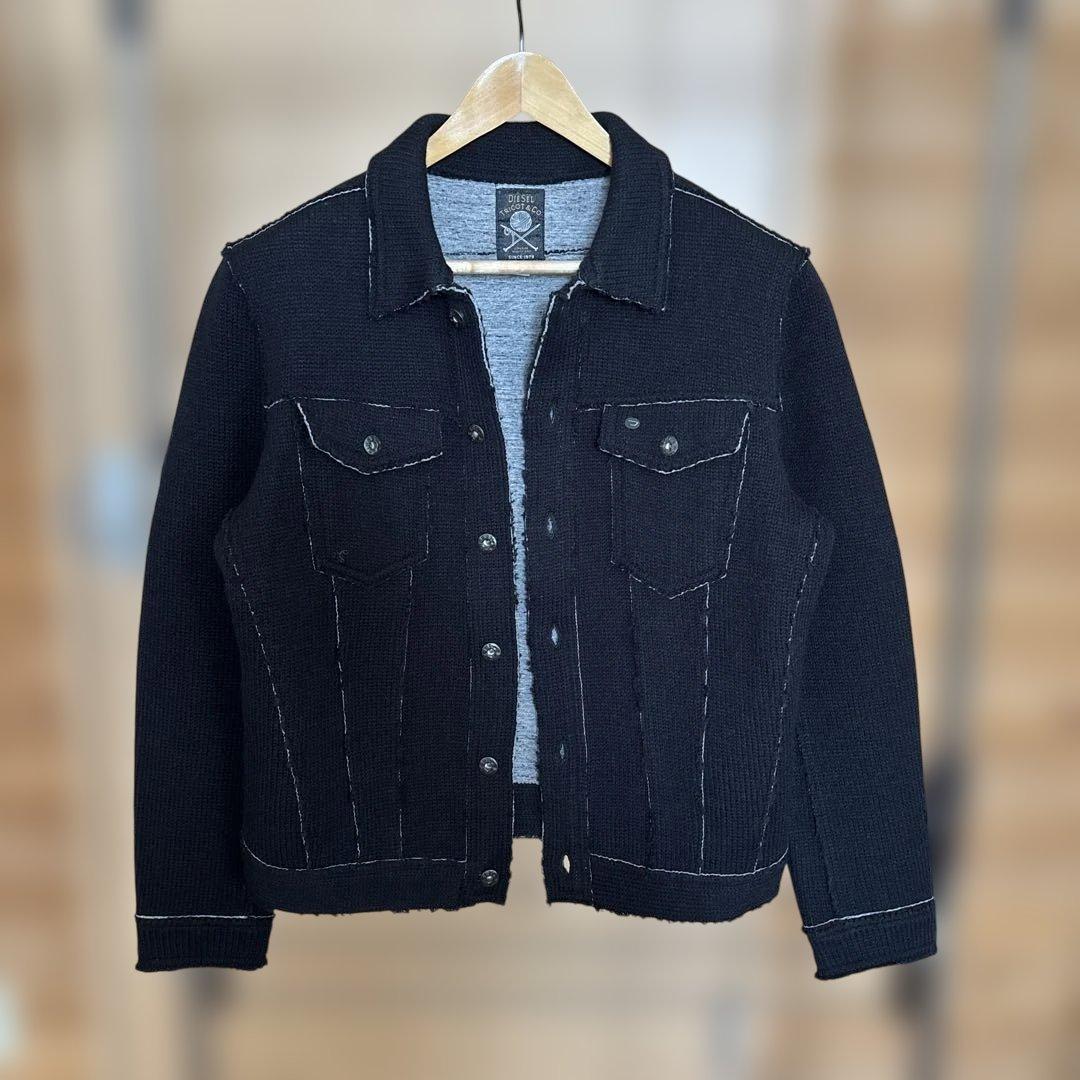DIESEL ニット素材 Gジャン サイズS