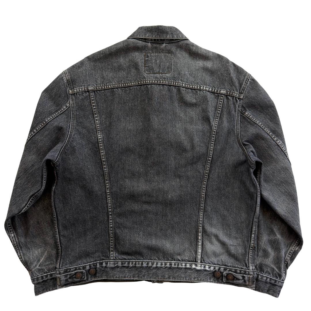 Levi’s デニムジャケット 70503 02 ユーロ L ブラック 先染め