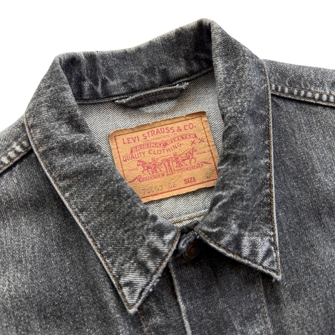 Levi’s デニムジャケット 70503 02 ユーロ L ブラック 先染め