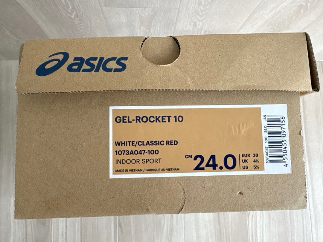 美品！アシックス asics バレーボールシューズ GEL-ROCKET 10