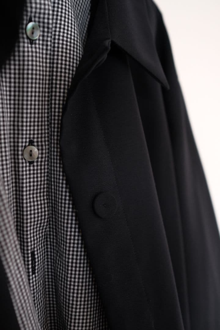 mizuiroind 美品waid shirt jacket　ワイドジャケット