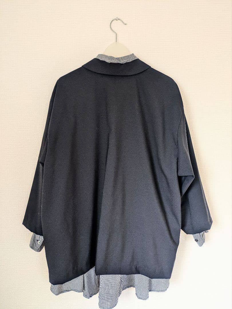 mizuiroind 美品waid shirt jacket　ワイドジャケット