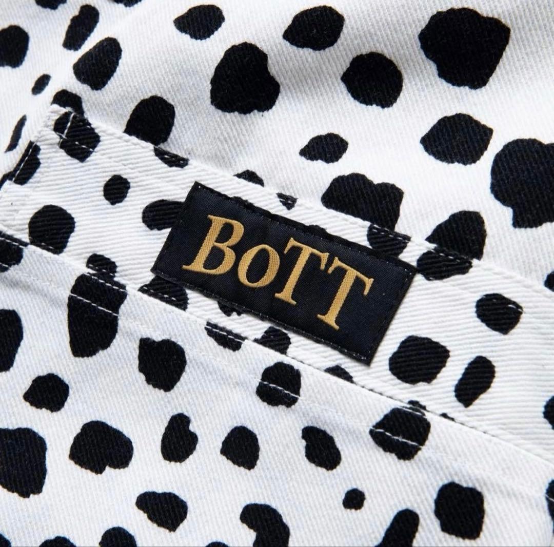 ジャケット・アウター BoTT / DALMATIAN DENIM JACKET / WHITE XL