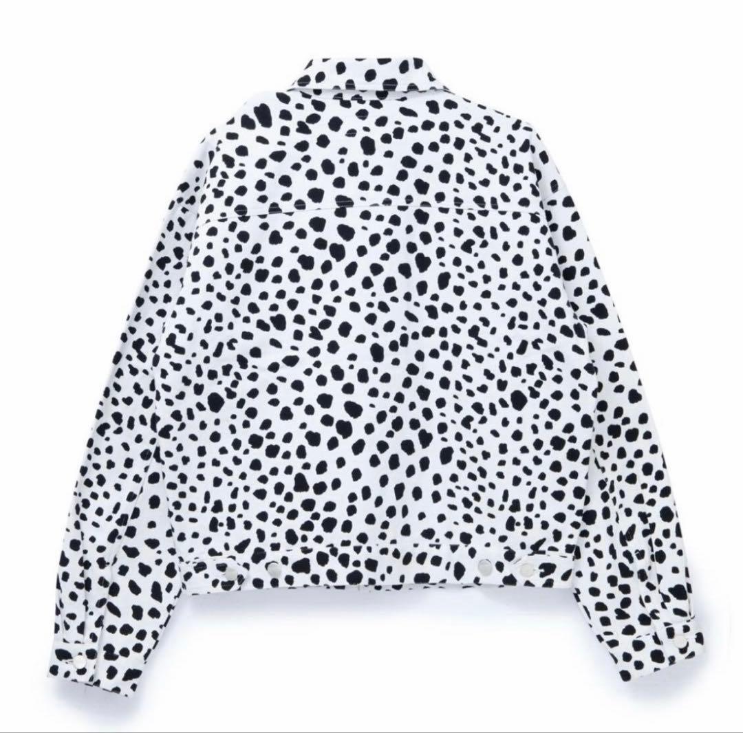 ジャケット・アウター BoTT / DALMATIAN DENIM JACKET / WHITE XL