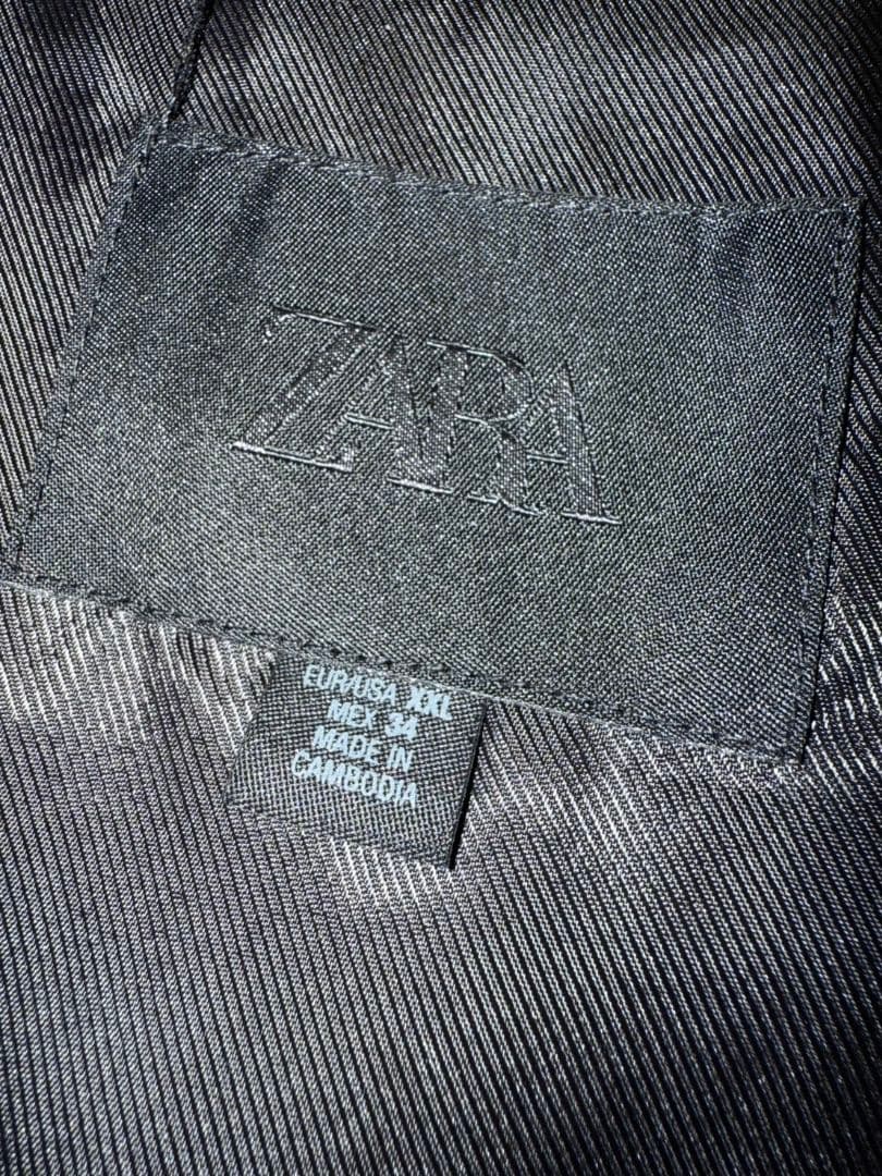zaraフェイクレザージャケットXXL