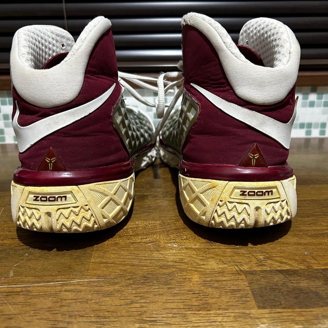 NIKE ZOOM KOBE 3 ホワイト×レッド 27cm