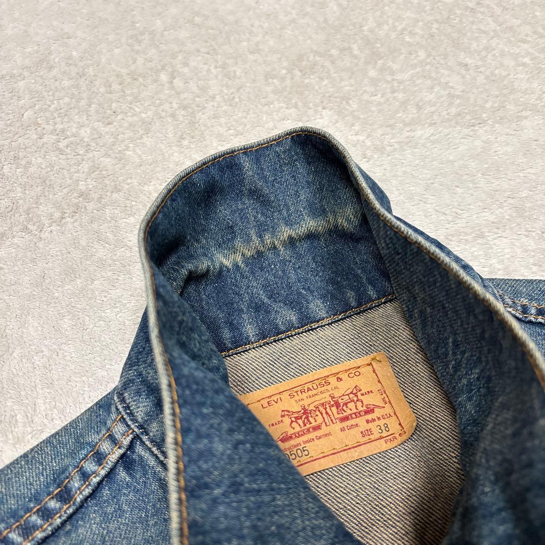 美品✨96年9月製 リーバイス 70505 デニムジャケットUSA製 38