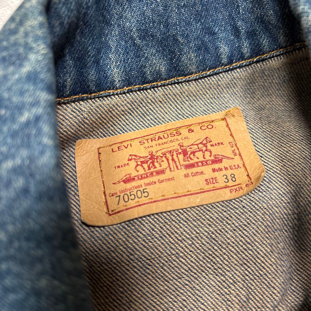 美品✨96年9月製 リーバイス 70505 デニムジャケットUSA製 38