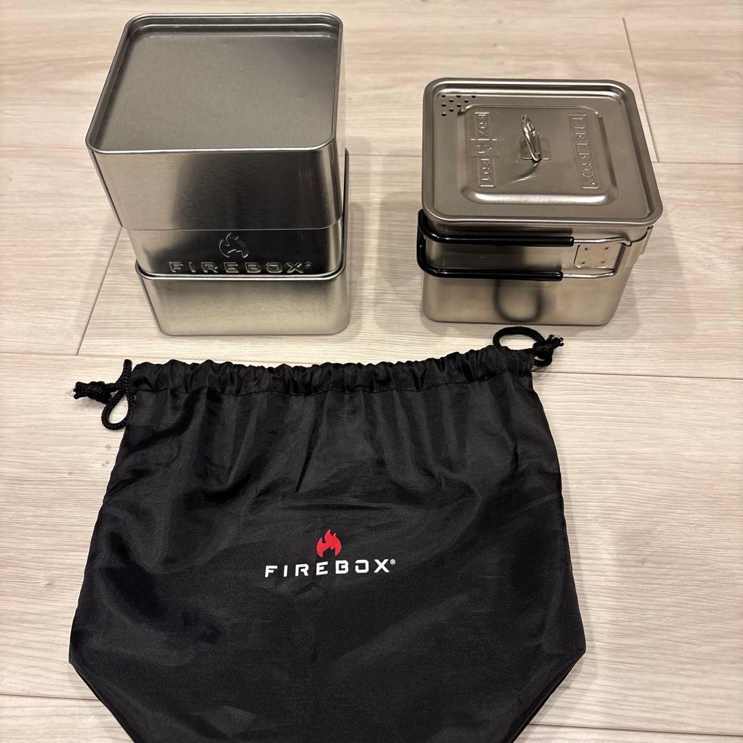 FIREBOX 焚き火台 ステンレス製 収納バッグ付き