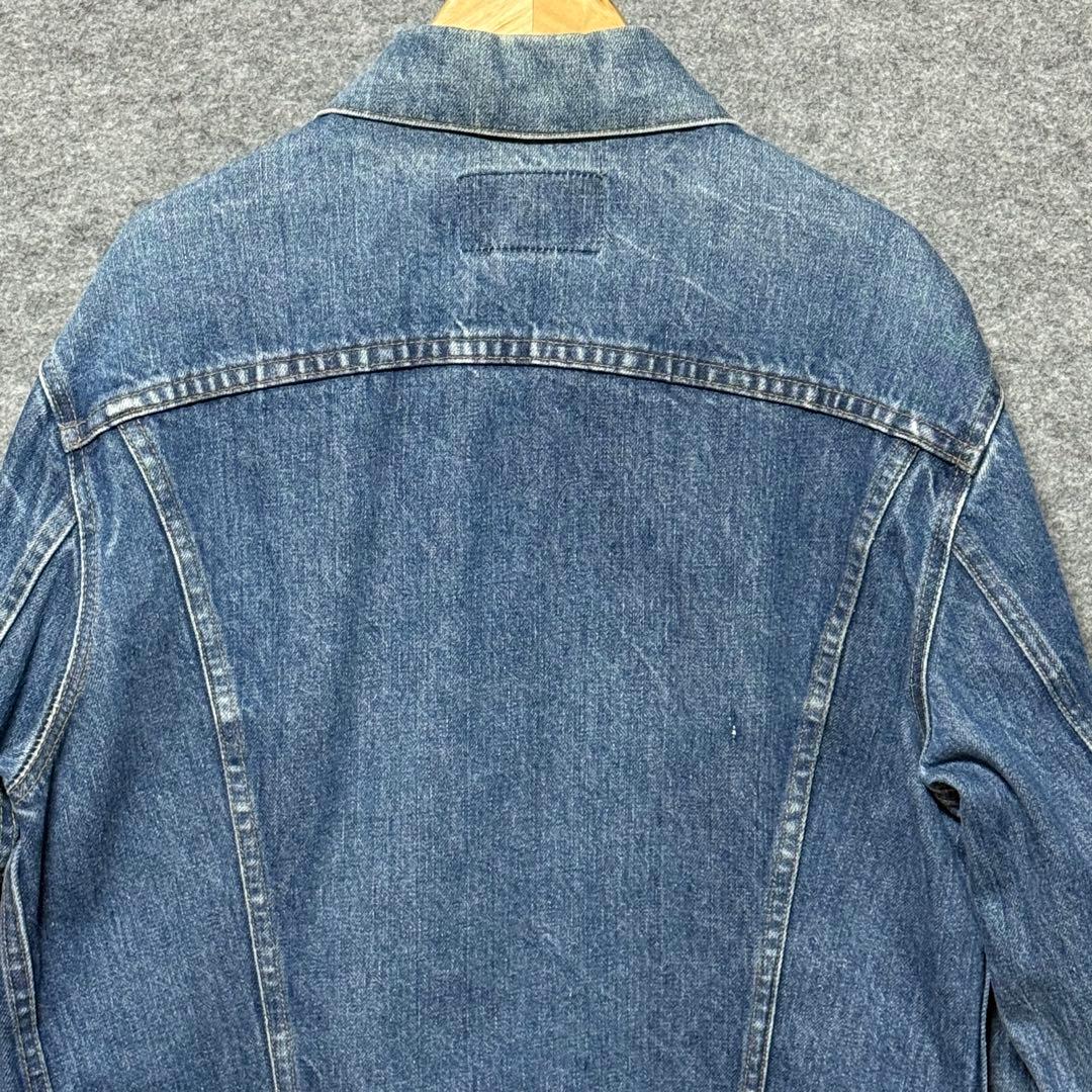 70s USA製 LEVI'S 70505 デニム ジャケット　縦落ち　4th