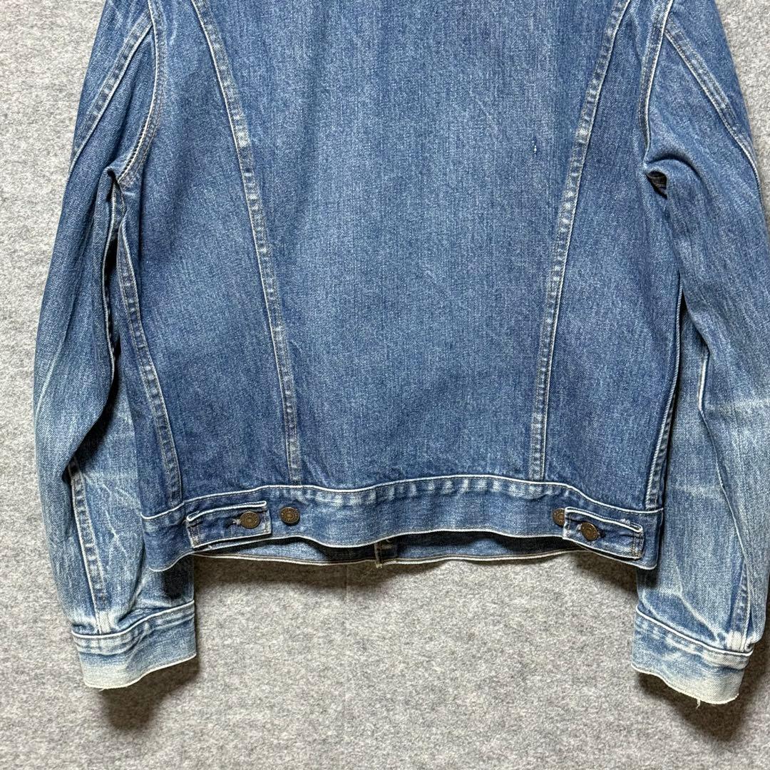 70s USA製 LEVI'S 70505 デニム ジャケット　縦落ち　4th